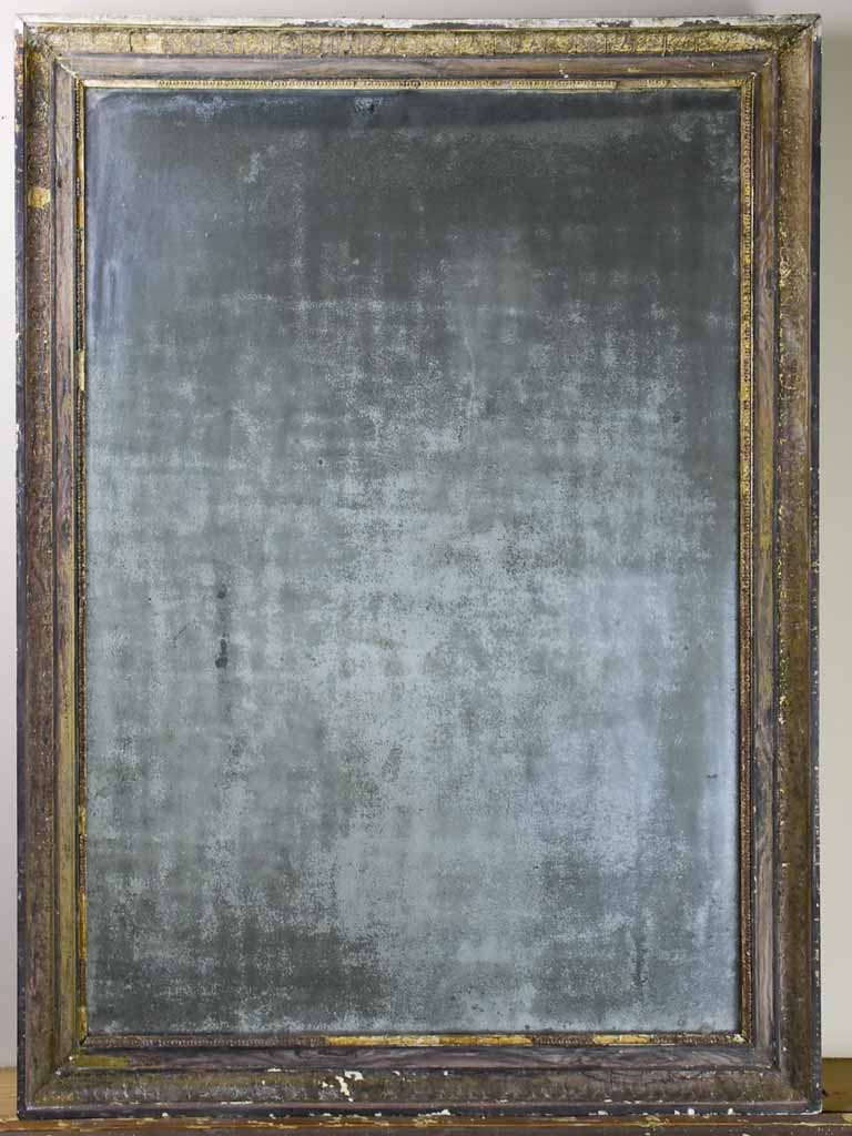 Antique French Empire mirror with heavily aged glass 32" x 43¾"