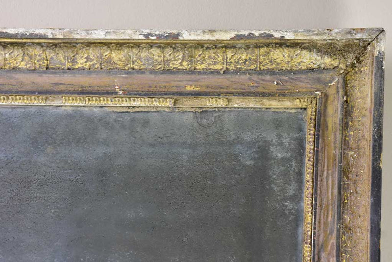 Antique French Empire mirror with heavily aged glass 32" x 43¾"