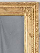 Large early 19th century gilded mirror with 2 panes 66¼" x 41¼"