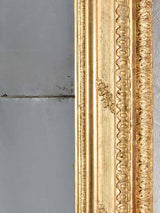 Large early 19th century gilded mirror with 2 panes 66¼" x 41¼"