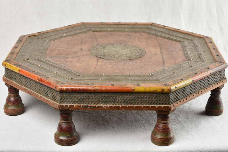 Painted Finish Indonesian Octagonal Table