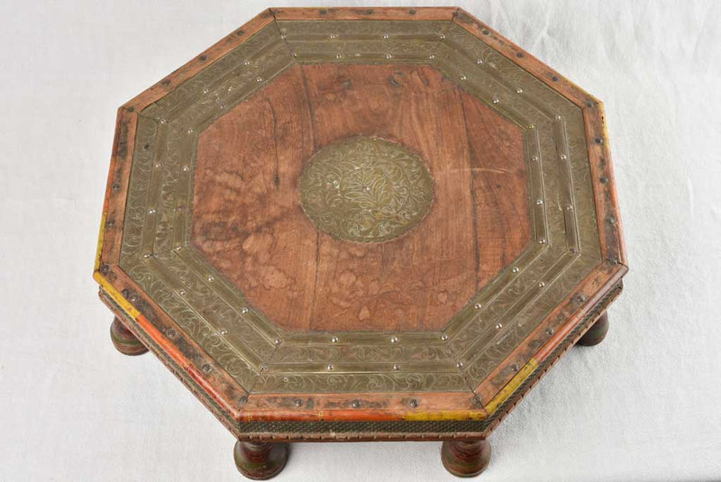 Octagonal Table with Painted Beechwood Finish