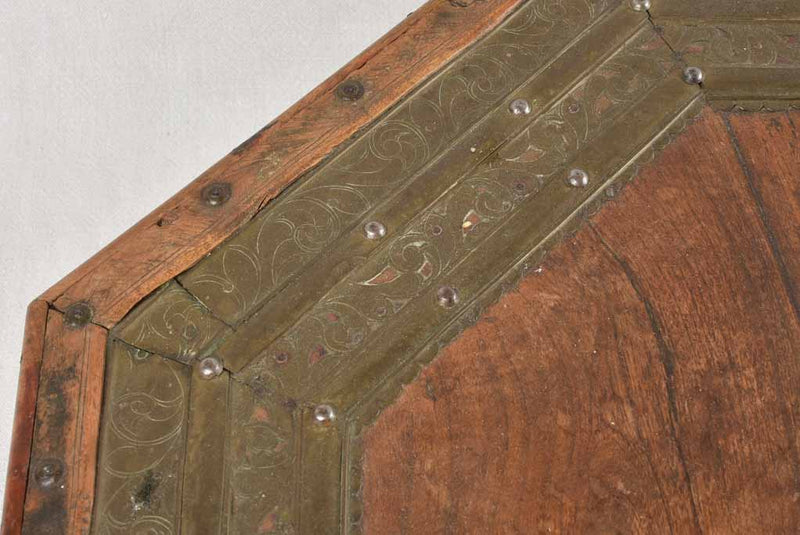 19th Century Brass Embellished Table