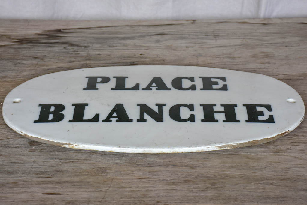 19th Century Parisian sign - Place Blanche