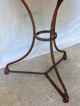 Early 20th Century French bistro table with mosaic monogram
