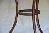 Early 20th Century French bistro table with mosaic monogram