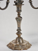 Pair of antique French candlesticks with four branches 15"