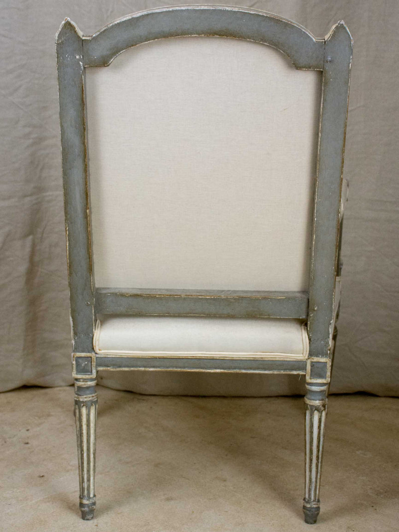Pair of antique French Louis XVI armchairs
