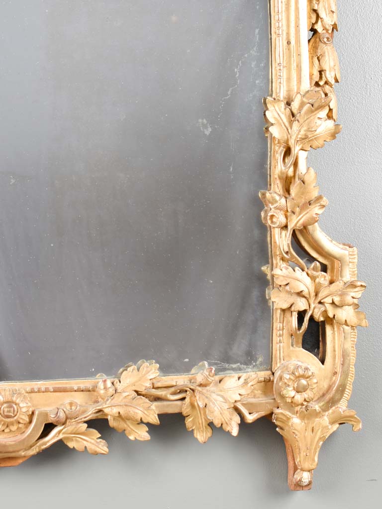 Gilt antique Louis XVI mirror 