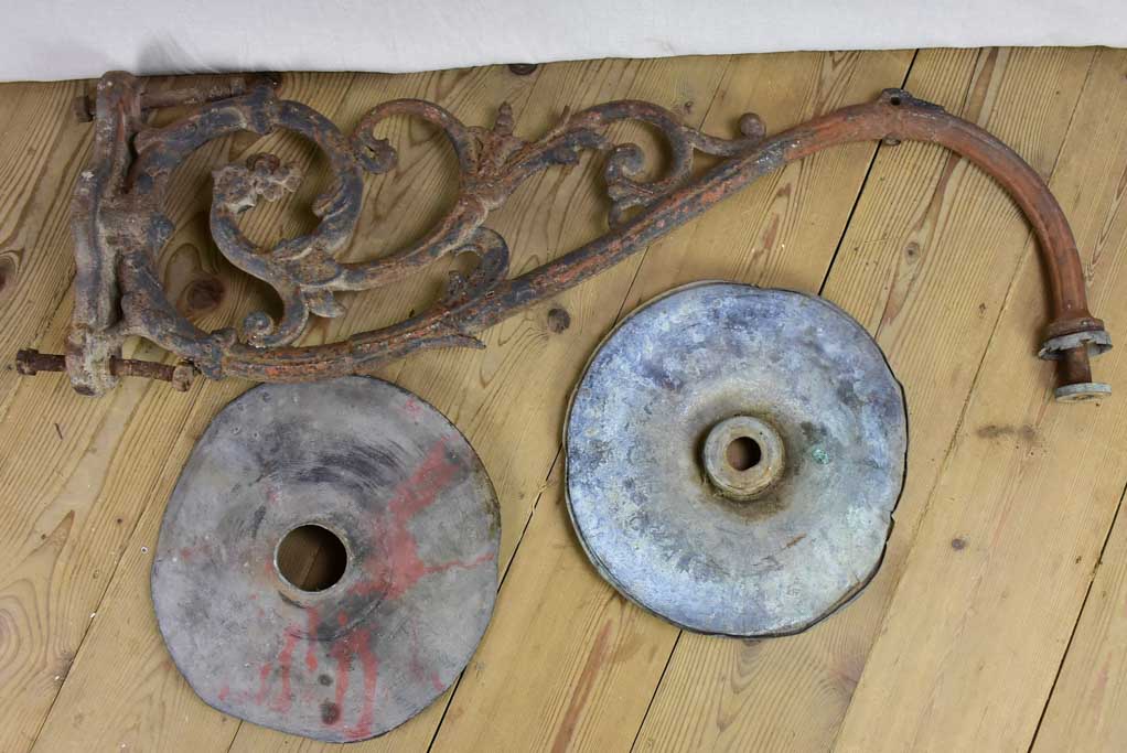 Rare Vintage Iron Cast Lamp
