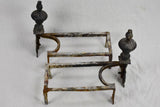 Pair of 17th Century French fireplace andirons