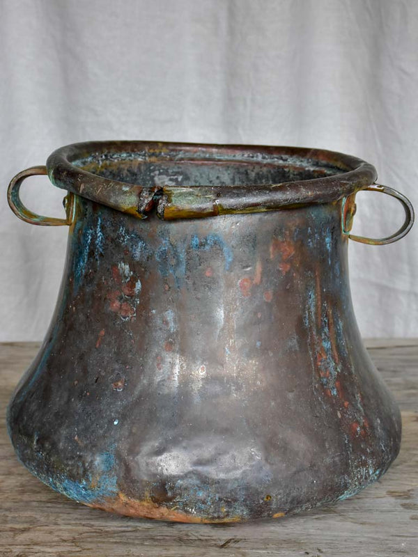 19th Century copper cauldron
