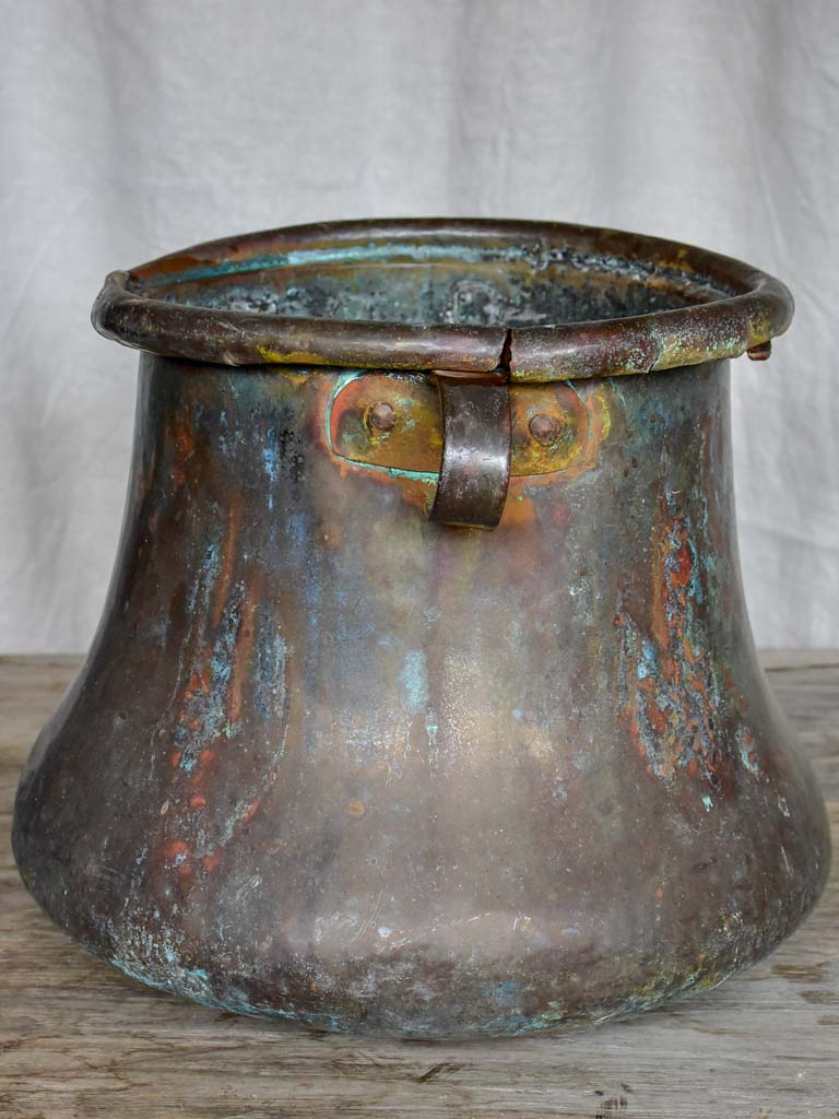 19th Century copper cauldron