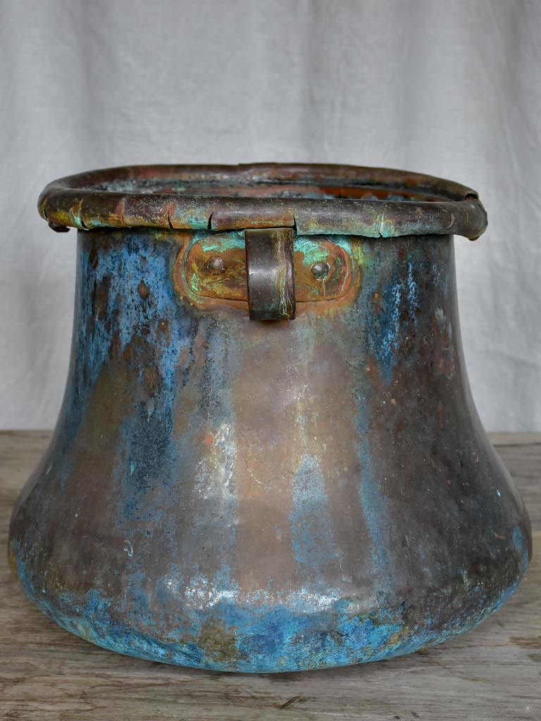 19th Century copper cauldron