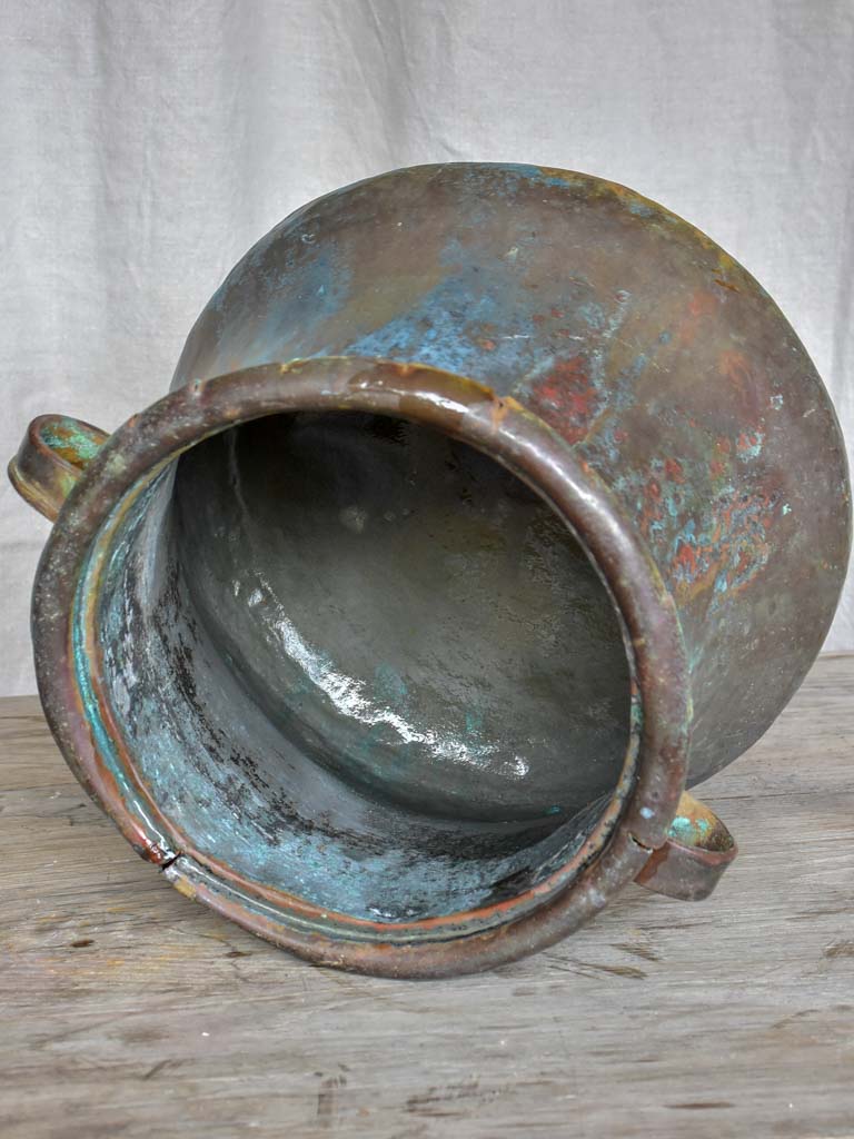 19th Century copper cauldron