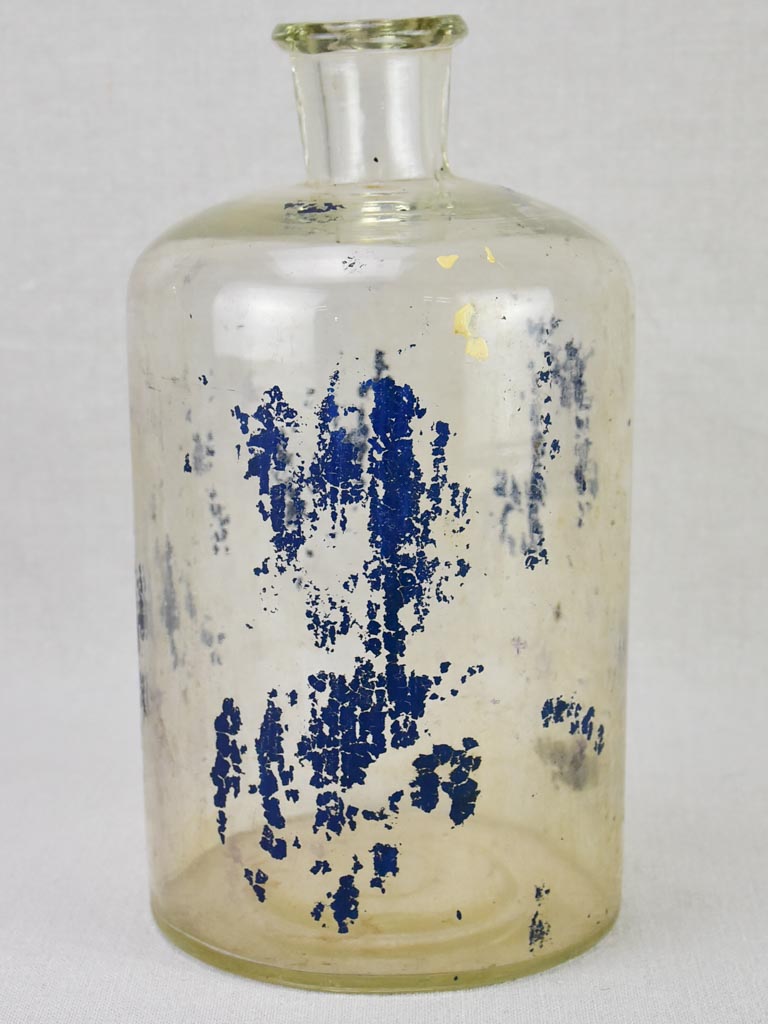 Large 19th century French flask from a pharmacy 12½"