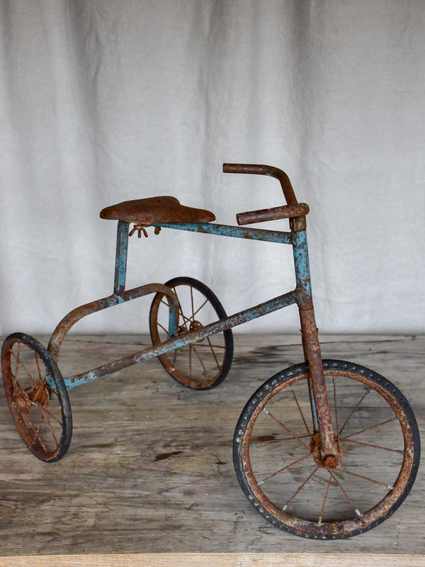 Antique French children's tricycle