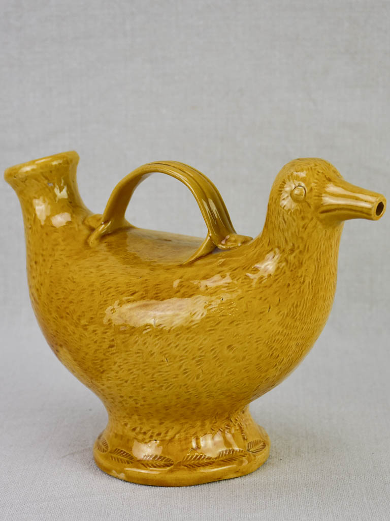 Pheasant-shaped water pitcher - Pichon Uzes