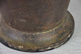 19th century French cast iron pharmacy mortar 11½"