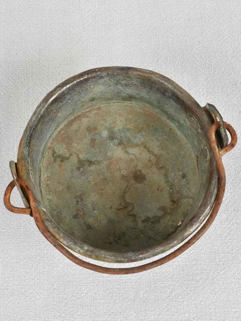 Small copper pot - late 19th century 6¼"