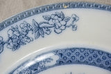 Set of antique French plates from the mid-twentieth century 9½"
