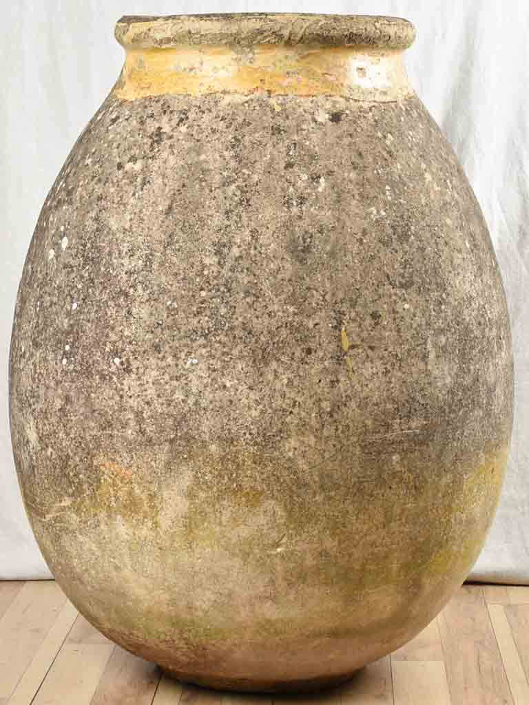Hand-thrown Mediterranean Biot terracotta Jar
