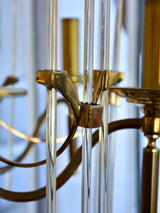 Vintage Italian Sciolari six arm chandelier