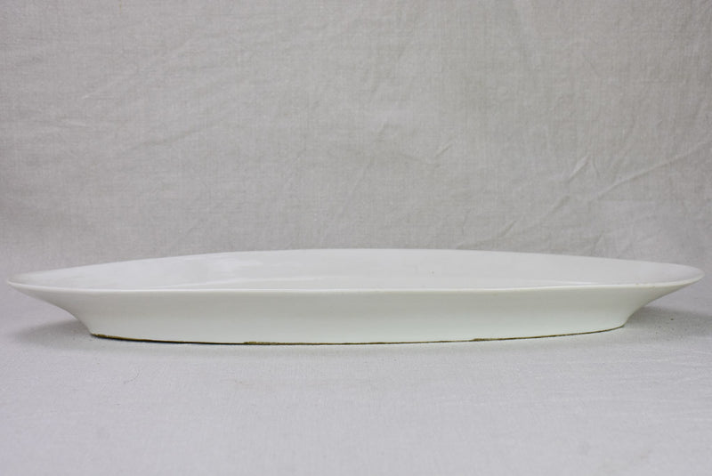 Napoleon III porcelain fish platter 23¼"