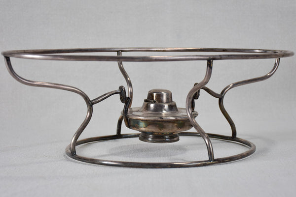 Antique Brass Plate Warmer from France 