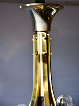 Brass and crystal Sciolari chandelier