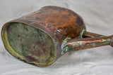 19th Century French copper watering can - oval