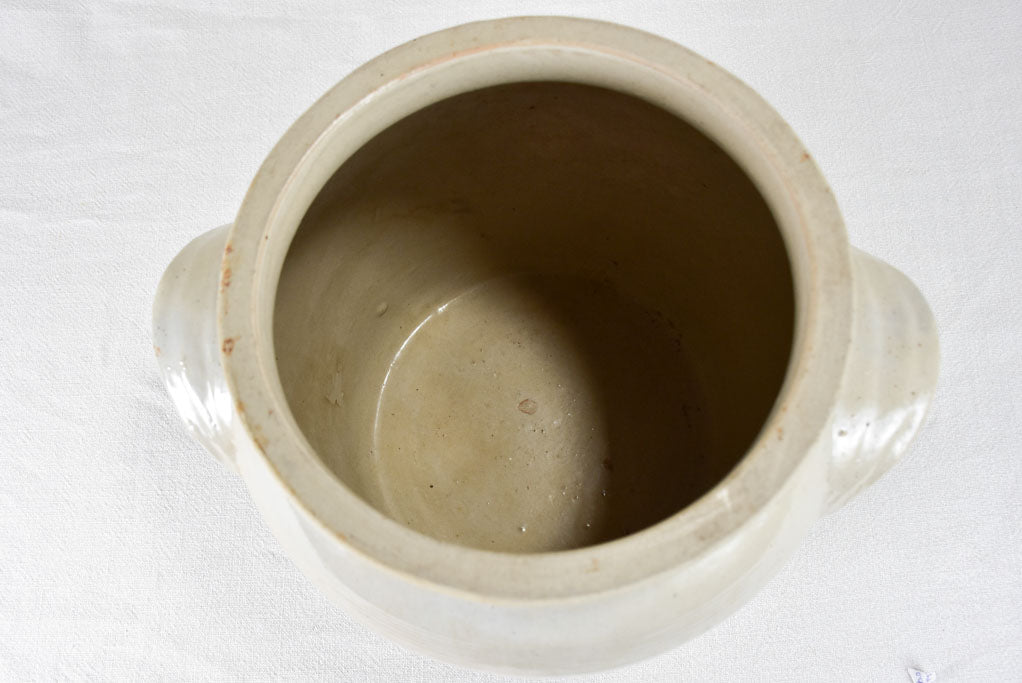 Early-twentieth-century French stoneware pot - size 8