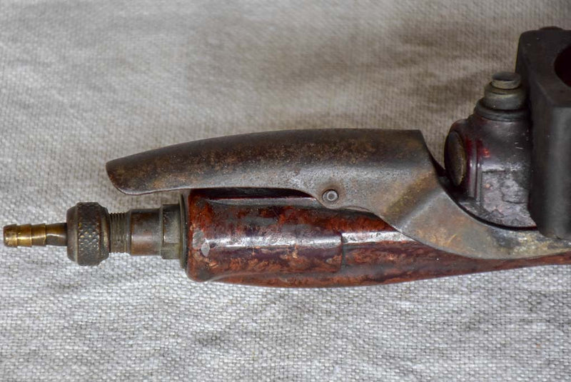 1940's French Michelin tire pressure gauge and inflator