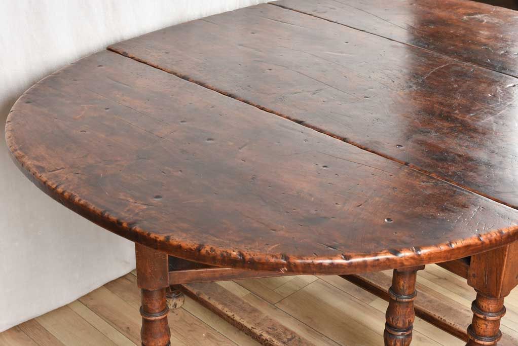 Optional-Seating Gate-Leg 17th Century Table