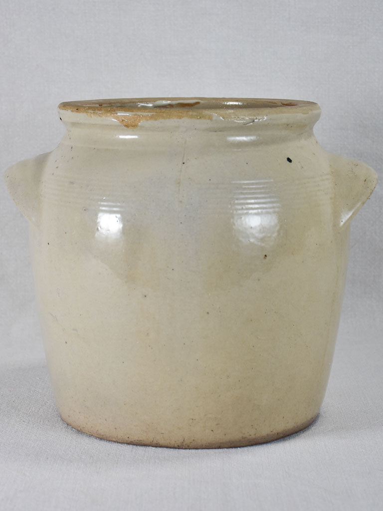 Early-twentieth-century French stoneware pot - size 7