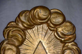 Gilded religious sunburst sculpture