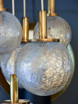 Vintage Italian chandelier with seven glass balls