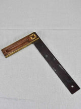 Early twentieth-century woodworking square