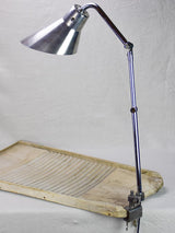 Original KI E KLAIR articulated industrial clamp lamp