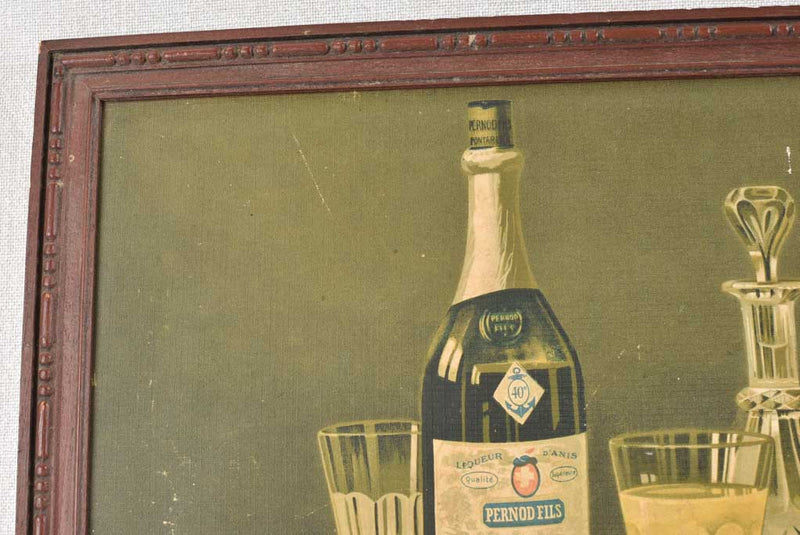 Absinthe advertisement Pontarlier 1900s - 12½" x 14½"