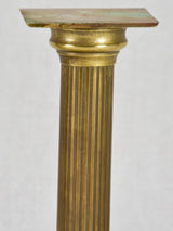 Angular-top boutique brass pedestals