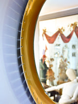Pair of large round illuminated Stilnovo mirrors