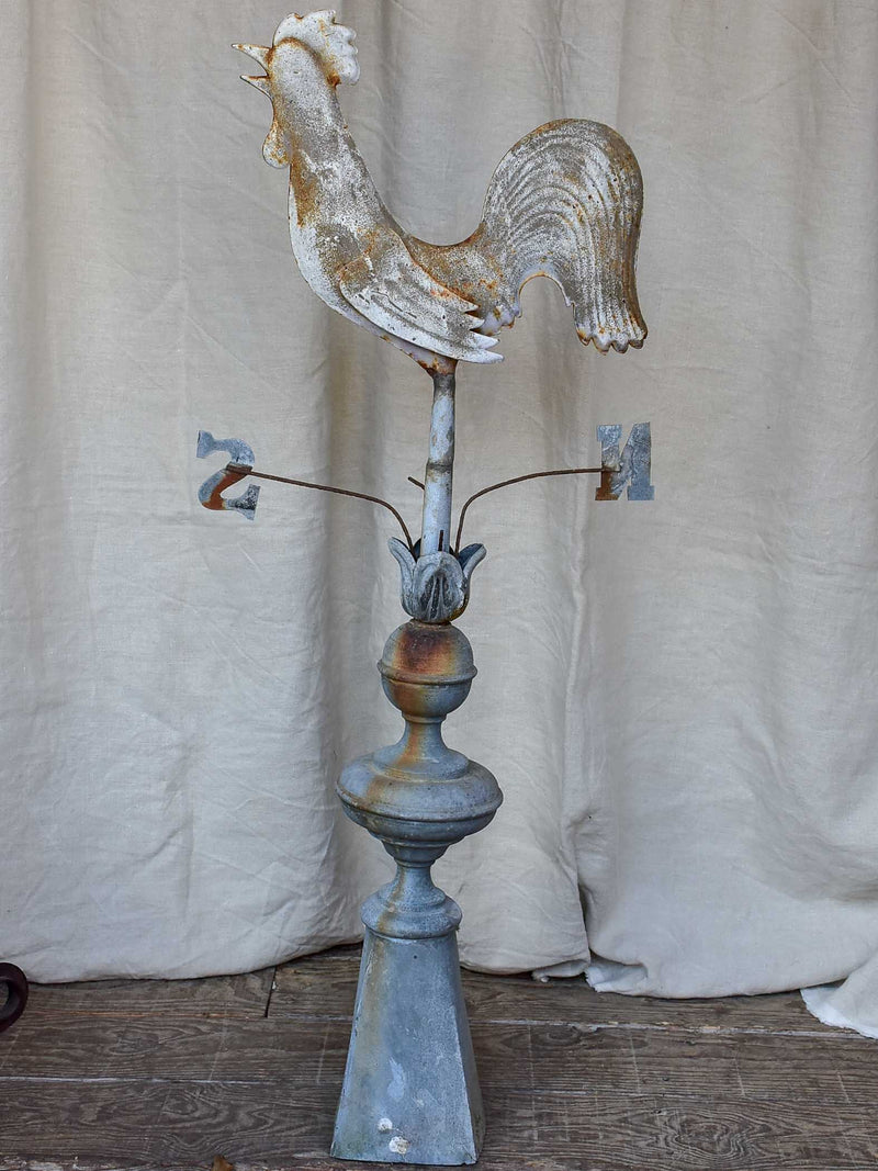 Late 19th Century French weather vane with rooster
