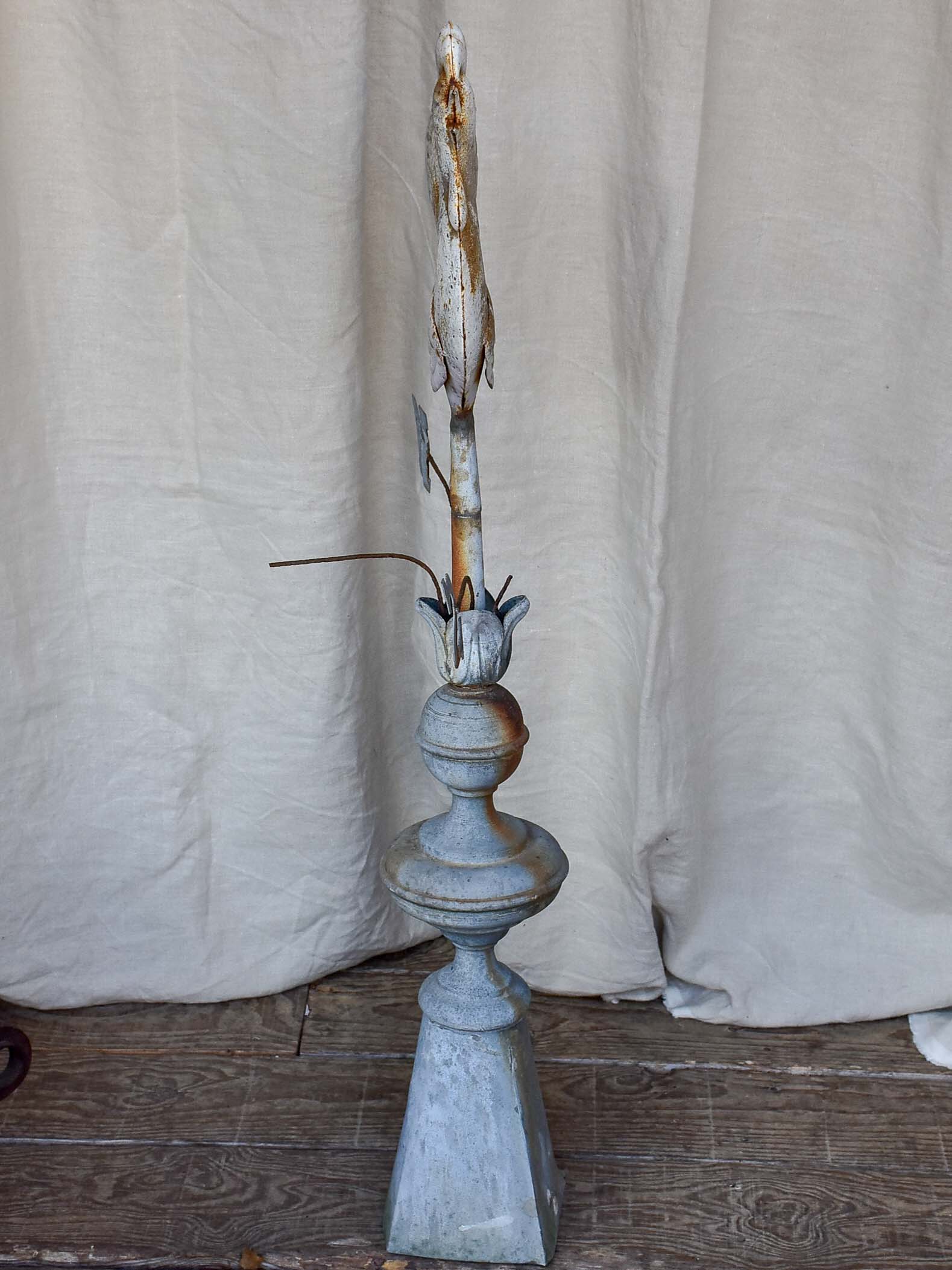 Late 19th Century French weather vane with rooster
