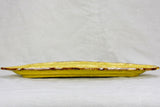Very large 19th Century French platter with yellow glaze 22¾"