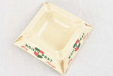 Antique French Made Square Ashtray