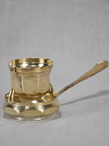 English tea strainer from the 1930's - silver plate