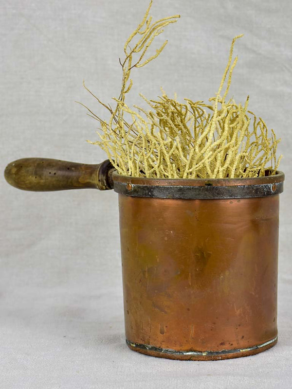 19th Century French copper measuring cup