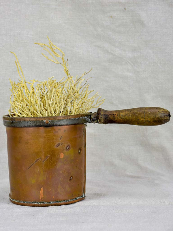 19th Century French copper measuring cup
