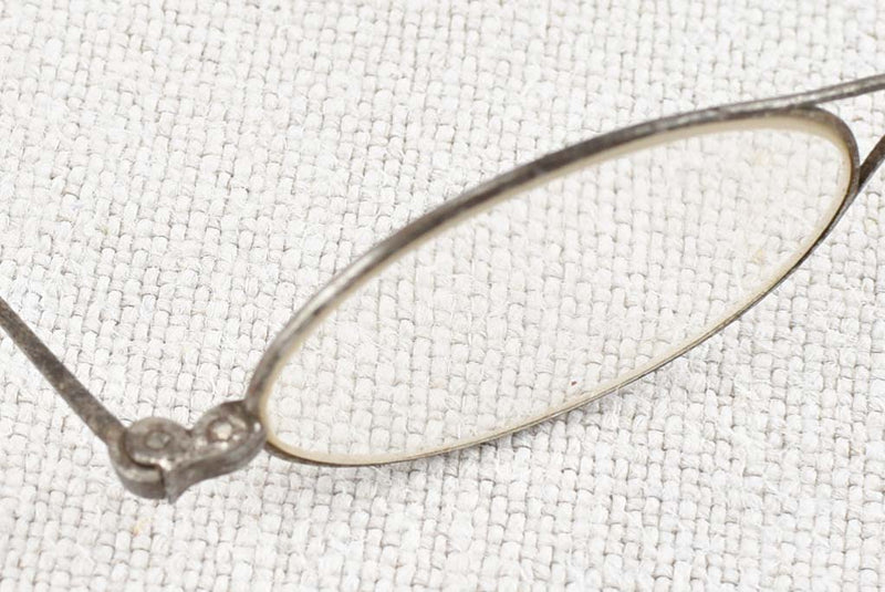 Vintage magnified French reading glasses